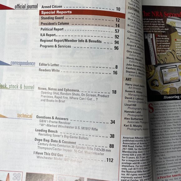 American Rifleman NRA Magazine November 2010 Vol 158 No 11 u National Rifle Asso - Picture 7 of 13